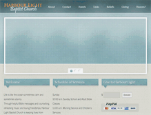 Tablet Screenshot of harbourlightbaptistchurch.org